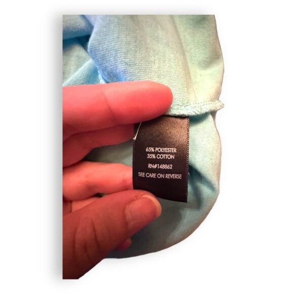 Women’s torrid 1 Pale Blue Everyday Signature Jersey Crew Neck Tee 14 16 1X 1XL - Picture 8 of 9